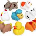 Bath Farm Toys - Floating Bath Time Toys for Toddlers - Bathtub Learning