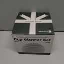 Coffee Mug Warmer & Kepwam Mug Set, 3 Temp Settings up to 167, Gravity Sensor & Light Display, Cup Warmer with 6H Auto Shut Off, Idealt Gift for Dad Mom, Beverage Warmer for Heats Coffee, Tea & More