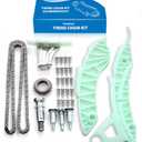 ECCPP TK1100 Timing Chain Kit Tensioner Guide Rail fits for Mini Cooper 1.6L Non Turbo 2007 2008 2009 2010 N12B16A