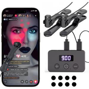X1 Smartphone Auto Clicker: 130 Adjustable Speeds | Built-in Battery | Expandable to 5 Click Heads | Random Speed Mode | Completely Silent | for TikTok Live Likes, Mobile Gaming (Two Clicking Tips)