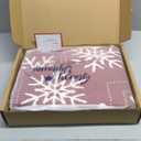 Starry Dynamo 72-Inch Reversible Knit Tree Skirt with Christmas StarInspired Pointed Edge Border and Lace-Up Closures, Machine Washable Thick Acrylic Yarn, Burgundy & White