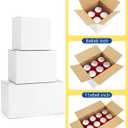 Assorted-Sizes-Shipping-Boxes-45-Pack: 6x6x6 & 8x6x6 & 11x6x6 Small-Shipping-Boxes-Mailers, White Corrugated-Cardboard-Boxes-for-Packing-Small-Business Mailing