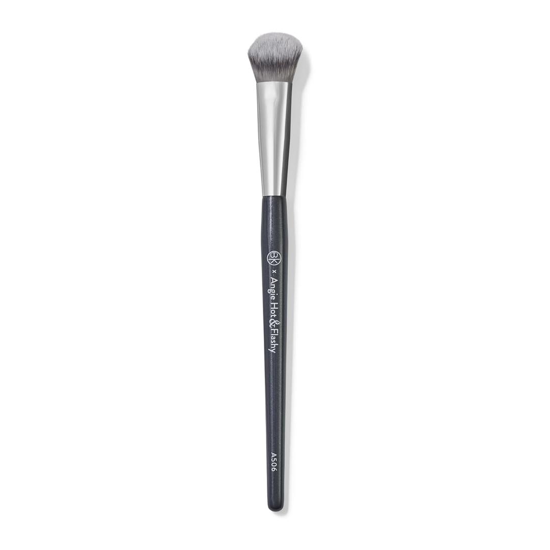 BK BEAUTY BRUSHES - ANGIE HOT & FLASHY A506 CONCEALER - Viral "Kitten Paw" Face Brush - Under-Eye Concealing and Contouring - Makeup Brushes
