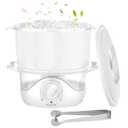 TASALON White Hot Towel Steamer for Facials, 5-Min Quick Heating Towel Warmer Machine, Portable Spa Salon Equipment with Aromatherapy for Massage