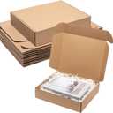 Shipping Boxes 13x11x3 Inches 20 Pack Corrugated Cardboard Mailing Boxes for Small Business, Kraft Medium Literature Mailer Packaging Supplies Brown