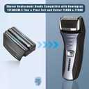 Shaver Replacment Heads,Shaver Replacment Foil Compatible with Remington TITANIUM-X Flex & Pivot Foil and Cutter F5800 & F7800 (1 Packs)