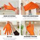 General Medi Nitrile Industrial Gloves with Raised Diamond Texture, 100 Count Thick (XL)