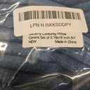 Mecatny Corduroy Decorative Throw Pillow Covers 16x16 Set of 2 for Sofa Living Room, Soft Neutral Boho Couch Pillow Covers for Home Decor, Navy Blue