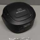 Greadio CD Boombox Player with AUX Input, Portable Boombox Player with Good Sound, CD/C D-R/C D-RW Compatible, Programmable, Battery/Type-C Operated,Digital Portable Boombox for Kids,Seniors