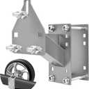 304 Stainless Steel Spare Tire Carrier,Spare Tire Mount Boat Trailer Carrier Bracket,Heavy Duty Lock Holder,Fits 4 & 5 & 6 Lugs Trailer Wheels On 4", 4.5'', 4.75'', 5'' and 5.5'' Bolt Patterns
