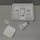 Philips Hue Smart Light Starter Kit - Includes (1) Bridge and (4) 75W A19 E26 LED Smart White and Color Ambiance Bulbs - Control with App - Compatible with Alexa, Google Assistant, and Apple HomeKit
