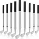 Yaomiao 25 Pieces Golf Ballpoint Pen Mini Golf Clubs Decorative Funny Sports Ergonomic Pen Club Props Black Ink for Students Coworkers Office Stationery Supplies