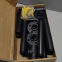 MUZIK 16 Inch Coffee Table Legs, 2 Pcs Industrial Metal Table Legs, Grey Steel Metal Pipes Vintage Furniture Legs