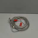 Petmate Heavy Duty Vinyl Tie Out Cable - Clear Break Strength 100 Lbs -15 Ft Cable, Silver