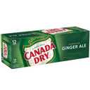 Canada Dry Ginger Ale Soda, 12 fl oz cans, 12 pack