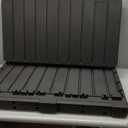 Keter Kentwood 50 Gallon Resin Deck Box-Organization and Storage for Patio Cushions, Throw Pillows and Garden Tools, Brown