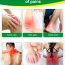 MYMULIKE Knee Patches, 90 Count Warming Herbal Plaster Patches, Long Lasting & Fast Acting Patches for Knee, Shoulder, Back, Neck, Waist
