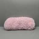 Jelymark Decorative Fluffy Throw Pillows for Room Sofa Bed, Fuzzy Body Pillow, Luxury Soft Faux Fur Round Long Couch Pillows for Reading Sleeping, Removable Pillow Cover and Inserts, Pink, 8x25 Inch