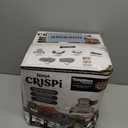 Ninja Crispi 4-in-1 Glass Air Fryer | 450F | Non-Toxic | 4QT & 6-Cup Glass Containers w/Lids | Microwave, Freezer, Dishwasher Safe | Max Crisp, Air Fry, Bake, Recrisp | Stone | FN101ST