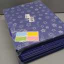 Blue 24-Pack Desk Dividers for Students, Waterproof Plastic Study Carrel Divider, Durable Testing Dividers for Classroom Teacher Supplies, Easy to Clean Privacy Shield Folder Boards for Student Desk