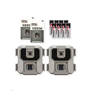 COVERT SCOUTING CAMERAS MP9 2-Pack Camera Bundle w/Batteries & SD Cards
