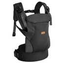 CUBY Baby Carrier Newborn to Toddler, Breathable Baby Front Carrier with Adjustable Neck Support - Hands Free Newborn Toddler Carriers for Travel Outdoor up to 40lbs (Black)