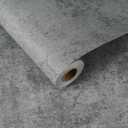 uxcell 31.5"x197" Concrete Wallpaper, Industrial Concrete Cement Contact Paper Vinyl Stained Matte Self Textured Adhesive Wallpaper for Kitchen Countertop Cabinet Bathroom, Cement Grey