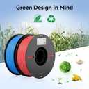 Creality 3D Printer Filament, 3D Printing Filament Tougher and Stronger, Accuracy +/- 0.02mm, 2kg, Blue*2