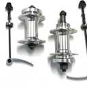 Bike Wheel Part Bicycle hub, Bike Hub 36 Hole, Quick Release,Alum,One Pair,100mm x135mm Front Width and Rear Width