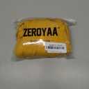 ZEROYAA Men's Regular Fit Dress Shirt Solid Wrinkle-Free Long Sleeve Casual Business Button Up Shirts with Pocket (X-Large, Yellow)