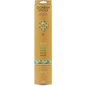 Gonesh - Extra Rich Scented Incense Sticks - Non-Toxic 10 Slow Burn Aromatic Sticks - Sage - 100 Pack Gonesh - Extra Rich Scented Incense Sticks - Non-Toxic 10 Slow Burn Aromatic Sticks - Sage - 100 Pack