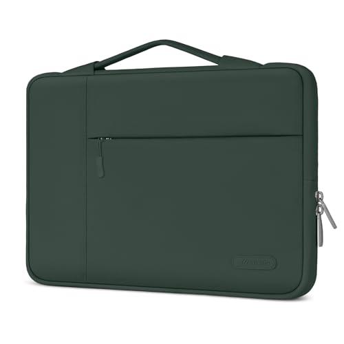 MOSISO Laptop Case 16 inch, 15-15.6 inch Laptop Sleeve with Handle Compatible with MacBook Pro 16 inch, HP, Acer, Dell, Lenovo, ASUS Notebook, Polyester Multifunctional Computer Bag, Midnight Green