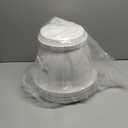 Plastic Flower Pots Planters For Indoor Plants, 4 Pack 14 Inch White Plant Pots With Drainage Hole & Tray, Modern Decorative Large Plant Pot With Saucer For Indoor Outdoor Plants Garden House Planter