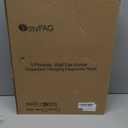 EasyPAG Wall File Organizer 5 Tier Hanging Paper Folder Holder, Zero Assembly Metal Mesh Wall Mounted Mail Organizer for Office Home Classroom Narrow Spaces, Puple (Purple)