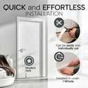 Vellure Door Draft stoppers for Bottom of Door - New Premium Door Sweep/Door Seal Strip (Save Energy installs Quickly and Easily) Door Weather Stripping, Ideal for Keeping Out Cold (5x39 White)