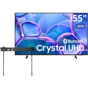 Samsung 55" Class Crystal UHD U7900F (2025) 4K Smart TV HDR 10+ Motion Xcelerator Bluetooth Bixby, Alexa, Google Assistant with Wall Mount 