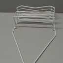 Zenna Home Rust Resistant Hanging Shower Caddy, Over the Shower Head Caddy with 1 Wide Shelf and Built In Soap Dish, Steel Bathroom Hanging Organizer, White