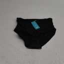 Womens High Waisted Full Ruched Bikini Swimsuit Bottoms Tummy Control Full Coverage Bathing Suit Bottoms (Medium, Black1)
