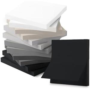 Mr. Pen- Sticky Notes, 3”x3”, 12 Pads, 600 Sheets, Greyish Tones Sticky Notes 3x3, Stocky Notes for Bible Journaling