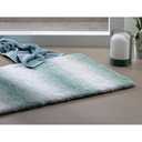 Green And White Rug, Size 23 x 16