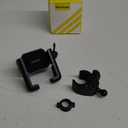 Motorcycle Phone Mount Holder, [150mph Wind Anti-Shake][7.2inch Big Phone Friendly] Bike Phone Holder, Motorcycle Handlebar Cell Phone Clamp, Compatible with iPhone 16 Pro Max, Black