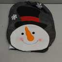 HESHIFENG. party & accessories Christmas Snowman Santa Deer Toilet Seat Cover and Rug Set Red Christmas Decorations Bathroom (Snowman Style 2)