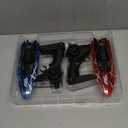 Remote Control Boat for Kids, 2Pack RC Boats with LED Lights for Pools Lakes River & Bathtub, 2.4Ghz Control, Whole Body Waterproof, 2 Rechargeable Batteries Summer Water Toys (Blue&red)