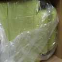 Kid's Chair Sleeper, Green Micro Suede