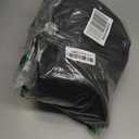 MAIKER Universal Car Rear Seat Armrest 2 Row Console Box with Cup Holder Backseat Arm Rest Console Box Second Row Rear Central Armrest Box(Black-Double Pockets)