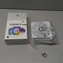 Thermalright TL-C12CW-S X3 CPU Fan 120mm White ARGB Case Cooler Fan, up to 1550RPM Cooling Fan