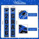 4 x 2026 Graduation Decorations,Congrats Grad Banner Backdrop for Class of 2026 Decorations- Blue Graduation Party Decorations