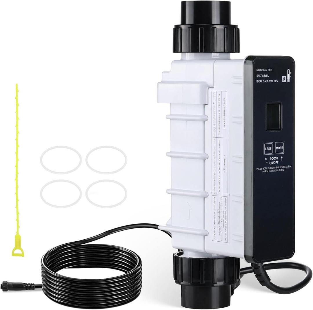 IC60 Salt Cell Chlorine Generator Replacement for Pentair Intellichlor IC60 – Up to 60,000 Gallons Replaces EC-521105 & 521105
