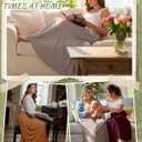 Ficerd 3 Pack Plus Size Maxi Skirts for Curvy Women Pockets Casual 2026 Boho Summer Flowy Long Skirt a Line High Waist Dress, XL