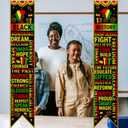 61 In Black History Month Bulletin Board Banners MLK Day Decorations Black Black History Sign African American Martin Luther King Decor for Classroom School Office Black History Party Supplies